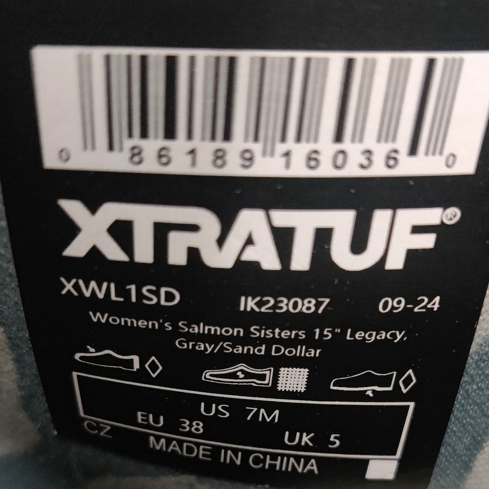 XTRATUF Salmon Sisters 15" Gray Boots - Picture 11 of 13